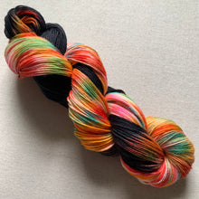 Load image into Gallery viewer, OOAK Variant (Trial 2) of Hiiiiiiiii Hand Dyed Superwash Merino Wool and Recycled Nylon Sock Yarn