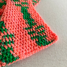 Load image into Gallery viewer, Handmade 100% Merino Wool Random Geometric Scarf in Chromatica I