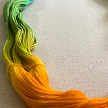 Load image into Gallery viewer, Lollipop Variant Batch (Trial 1) - Hand Dyed 100% Merino Wool Superwash Worsted Yarn