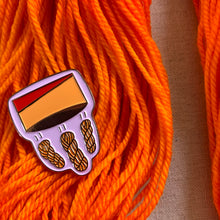 Load image into Gallery viewer, Yarn Cheetos Hard Enamel Pin