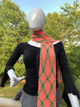 Load image into Gallery viewer, Handmade 100% Merino Wool Random Geometric Scarf in Chromatica I