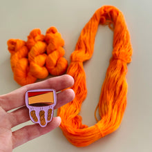Load image into Gallery viewer, Yarn Cheetos Hard Enamel Pin