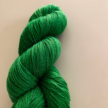 Load image into Gallery viewer, Mele Kalikimaka Hand Dyed Superwash Merino Wool & Nylon Sparkle Sock Yarn
