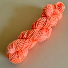 Load image into Gallery viewer, Peach Sky - Hand Dyed Luxury Merino Wool Camel Aran Yarn
