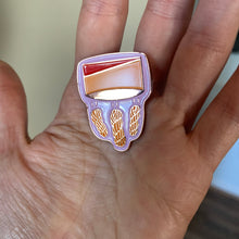 Load image into Gallery viewer, Yarn Cheetos Hard Enamel Pin