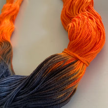 Load image into Gallery viewer, All Burn, No Bridge Hand Dyed Superwash Merino Wool & Nylon Sock Yarn
