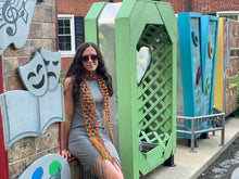 Load image into Gallery viewer, Handmade The Very Thought of Ewe Merino Wool Scarf in color Lollipop