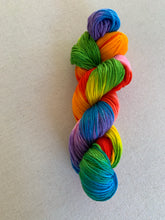 Load image into Gallery viewer, Lollipop Hand Dyed 100% Merino Wool Superwash Worsted Yarn