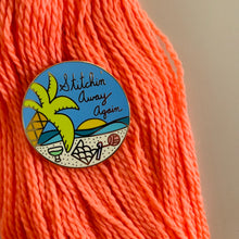 Load image into Gallery viewer, Stitchin’ Away Again Hard Enamel Pin