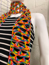 Load image into Gallery viewer, Handmade The Very Thought of Ewe Merino Wool Scarf in color Lollipop