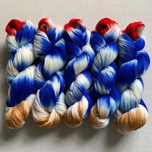 Load image into Gallery viewer, Scoops Troop Hand Dyed Merino Wool & Nylon Superwash Yarn