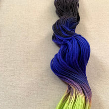 Load image into Gallery viewer, Gods and Monsters Variant Batch (Trial 4 - More Intense Green) - Hand Dyed Superwash Merino Wool, Cashmere & Nylon Sock Yarn
