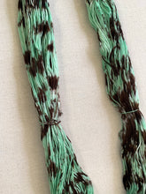 Load image into Gallery viewer, Melting (Mint Chocolate Chip Ice Cream) - Extra Chocolate Version - Hand Dyed Superwash Merino Wool & Nylon Sock Yarn