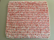 Load image into Gallery viewer, Handmade Never Tear Us Apart Baby Blanket in Strawberry Sprinkles