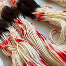 Load image into Gallery viewer, Bark at the Moon - Peppermint Bark - Hand Dyed Superwash - Merino Wool - DK Yarn