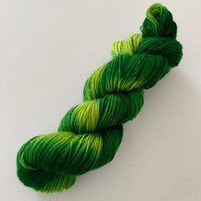 Load image into Gallery viewer, OOAK Variant (Trial 2) of Gaal Leaves Synnax - Hand Dyed Superwash 100% Bluefaced Leicester Sock Yarn