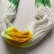 Load image into Gallery viewer, San Francisco (Be Sure to Wear Flowers in Your Hair) Hand Dyed Superwash Merino Wool & Nylon Sparkle Sock Yarn