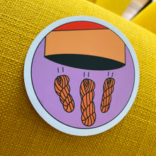 Load image into Gallery viewer, Yarn Cheetos Vinyl Sticker