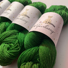 Load image into Gallery viewer, Mele Kalikimaka Hand Dyed Superwash Merino Wool & Nylon Sparkle Sock Yarn
