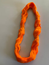Load image into Gallery viewer, OOAK Variant (Trial 9) of U Can’t Touch This (Cheetos) Hand Dyed Superwash 100% Merino Wool Sock Yarn
