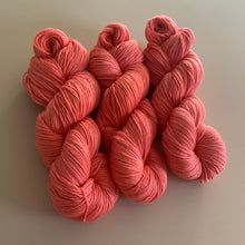 Load image into Gallery viewer, Grapefruit, Juicy Fruit Variant Batch - Hand Dyed Superwash Merino Wool and Cashmere Sock Yarn