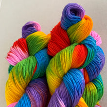 Load image into Gallery viewer, Lollipop Hand Dyed Superwash Merino Wool & Nylon Sock Yarn