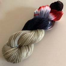 Load image into Gallery viewer, Eleven is Gone Hand Dyed Merino Wool & Nylon Superwash Yarn