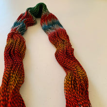 Load image into Gallery viewer, OOAK Variant (Trial 1) of Send in the Clowns (Joaquin Phoenix Joker) Hand Dyed Marled Wool Yarn