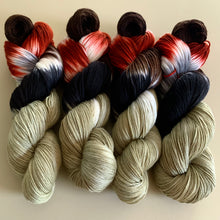 Load image into Gallery viewer, Eleven is Gone Hand Dyed Merino Wool & Nylon Superwash Yarn