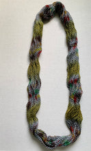 Load image into Gallery viewer, OOAK Variant (Trial 2) of Triple Decker Waffle Eggo Extravaganza Hand Dyed Superwash Merino Wool, Cashmere and Nylon Yarn