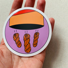 Load image into Gallery viewer, Yarn Cheetos Vinyl Sticker