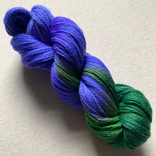 Load image into Gallery viewer, OOAK Variant (Trial 7) of Old Money Hand Dyed Superwash 100% Merino Wool Sock Yarn