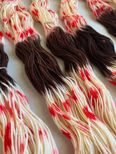 Load image into Gallery viewer, Bark at the Moon - Peppermint Bark - Hand Dyed Superwash - Merino Wool - DK Yarn