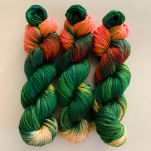 Load image into Gallery viewer, Mornin’ Dart Hand Dyed Superwash 100% Merino Wool Worsted Yarn