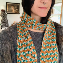 Load image into Gallery viewer, Easy Living Scarf Crochet Pattern - One Hank Wonder