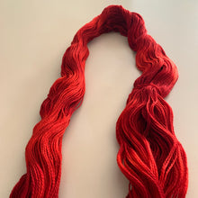 Load image into Gallery viewer, Hot Stuff (Flamin’ Hot Cheetos) Hand Dyed Superwash 100% Merino Wool Sock Yarn