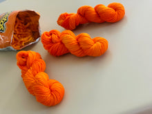 Load image into Gallery viewer, U Can’t Touch This (Cheetos) Superwash 100% Merino Wool DK Yarn