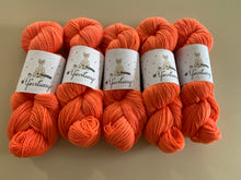 Load image into Gallery viewer, Grapefruit, Juicy Fruit Hand Dyed Superwash 100% Merino Wool Sock Yarn