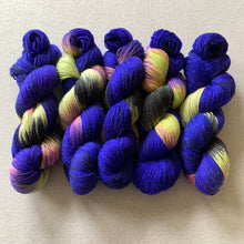 Load image into Gallery viewer, Gods and Monsters Hand Dyed Superwash Sparkly Merino Wool & Nylon Sock Yarn