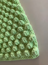 Load image into Gallery viewer, Handmade Marshmallow World Baby Blanket in Spring Green