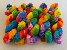 Load image into Gallery viewer, Lollipop Hand Dyed 100% Merino Wool Superwash Worsted Yarn