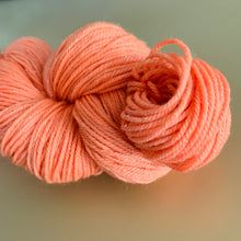 Load image into Gallery viewer, Peach Sky Hand Dyed Superwash Merino Wool & Nylon Sparkle Sock Yarn