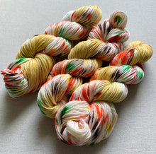 Load image into Gallery viewer, Triple Decker Waffle Eggo Extravaganza Hand Dyed Superwash 100% Merino Wool Worsted Yarn