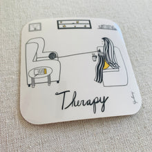 Load image into Gallery viewer, Yarn Therapy Vinyl Sticker