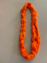 Load image into Gallery viewer, OOAK Variant (Trial 6) of U Can’t Touch This (Cheetos) Hand Dyed Superwash 100% Merino Wool Sock Yarn