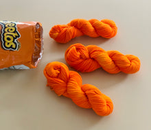 Load image into Gallery viewer, U Can’t Touch This (Cheetos) Superwash 100% Merino Wool DK Yarn