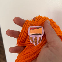 Load image into Gallery viewer, Yarn Cheetos Hard Enamel Pin