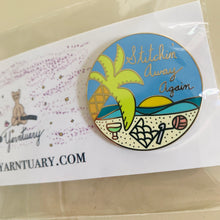 Load image into Gallery viewer, Stitchin’ Away Again Hard Enamel Pin