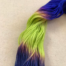 Load image into Gallery viewer, Gods and Monsters Variant Batch (Trial 4 - More Intense Green) - Hand Dyed Superwash Merino Wool, Cashmere & Nylon Sock Yarn