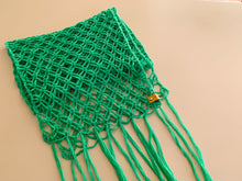 Load image into Gallery viewer, Handmade Knee Deep Merino Wool & Cashmere Shawl with Fringe in color Margaritaville